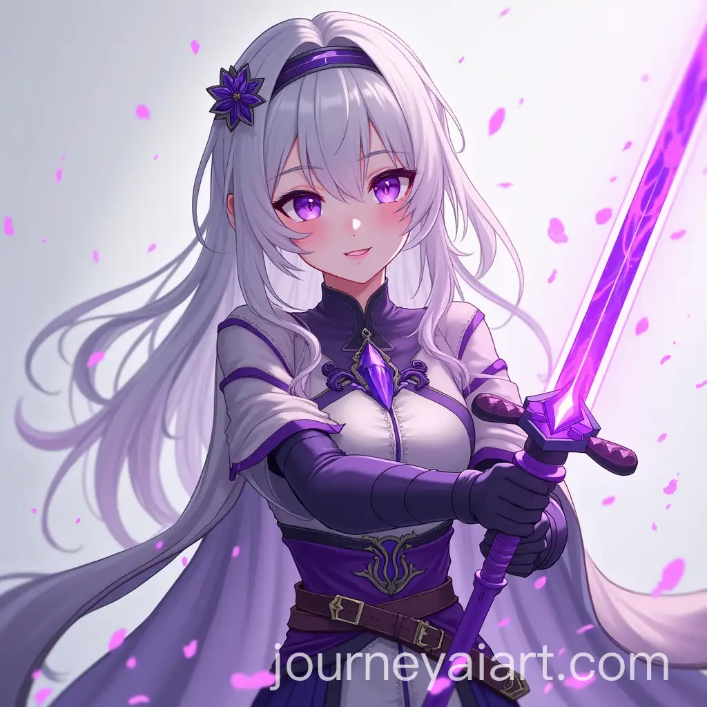 Anime-Woman-in-Kingdom-Attire-with-Sword-Emitting-Purple-Energy