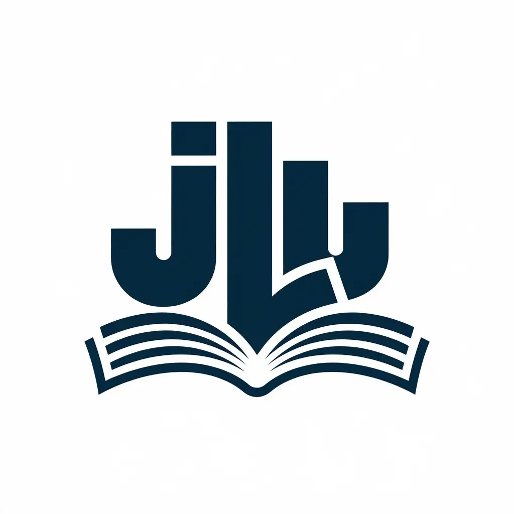 LOGO Design for JLU Vector Logo with Modern Letters for Education Industry