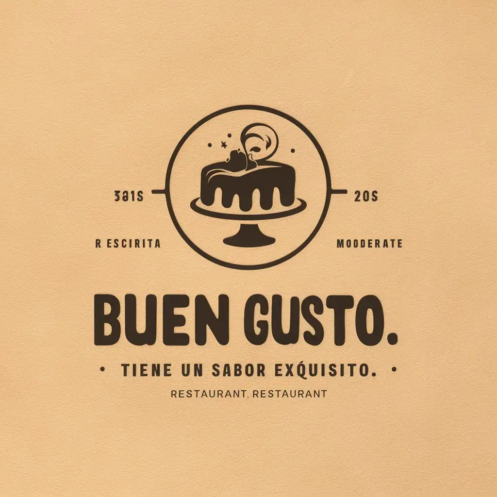 LOGO Design For El Buen Gusto Magic Tasty Cake in Restaurant Industry