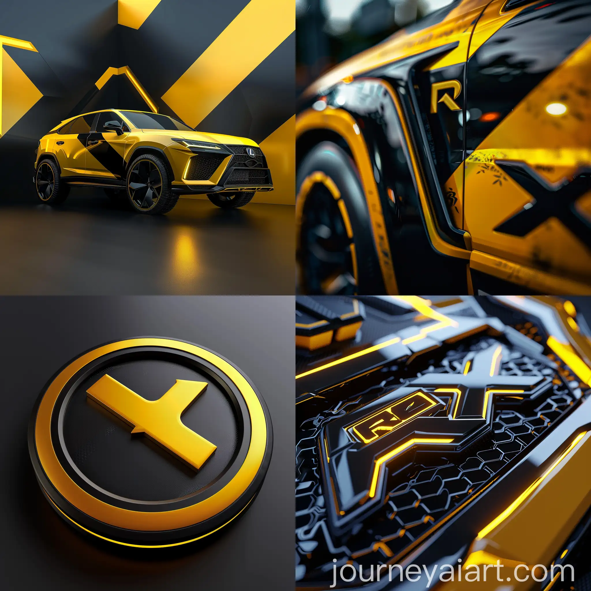 Abstract-Yellow-and-Black-Logo-Design-for-RX-Auto