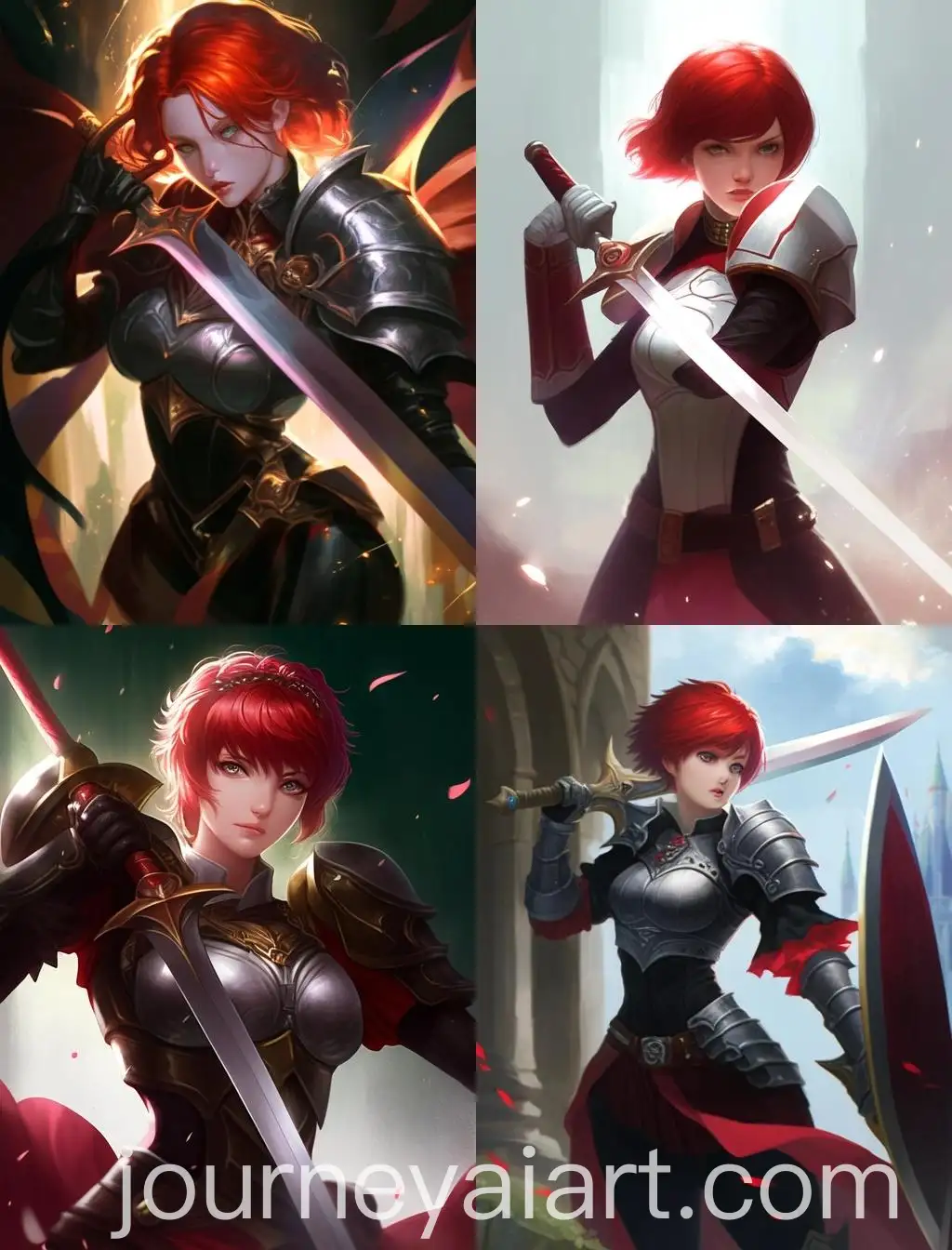 Beautiful-Woman-with-Short-Red-Hair-Wielding-a-Big-Sword-in-UltraDefined-Style