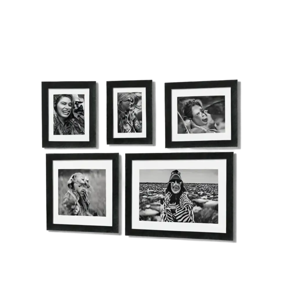 Black-Photo-Frames-on-Wall-PNG-HighQuality-Transparent-Image-for-Home-Dcor-and-Design-Projects