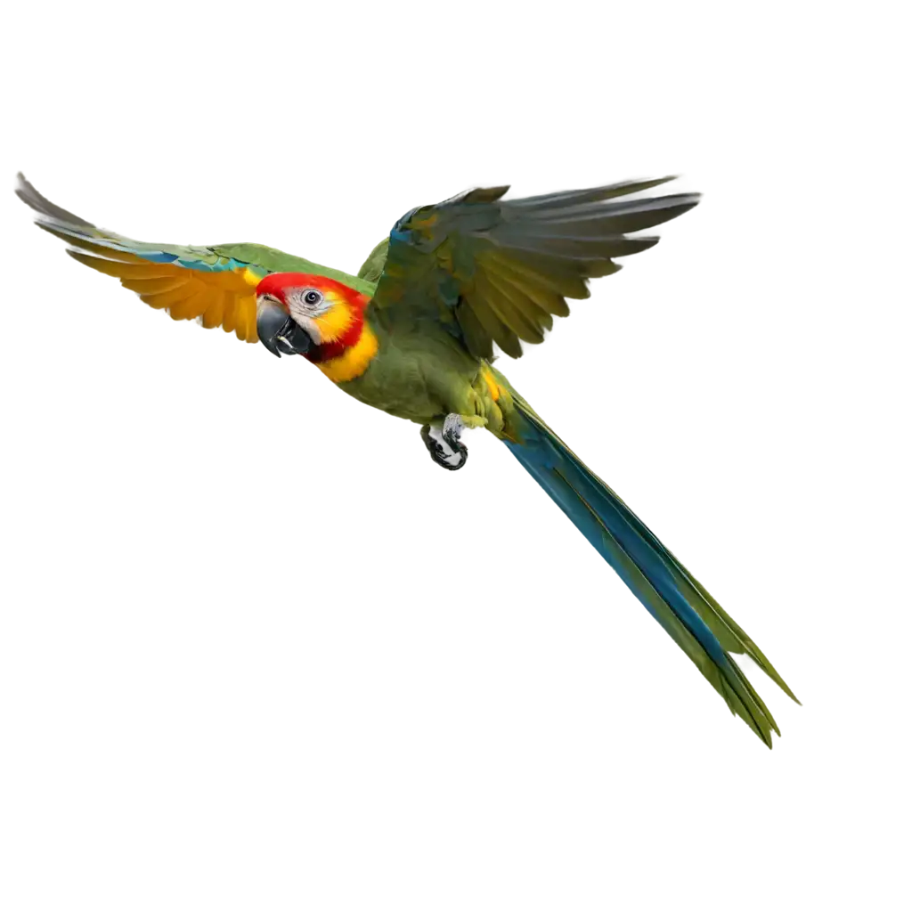 Colorful-Parrot-Flying-PNG-Image-Vibrant-Artistry-in-Flight