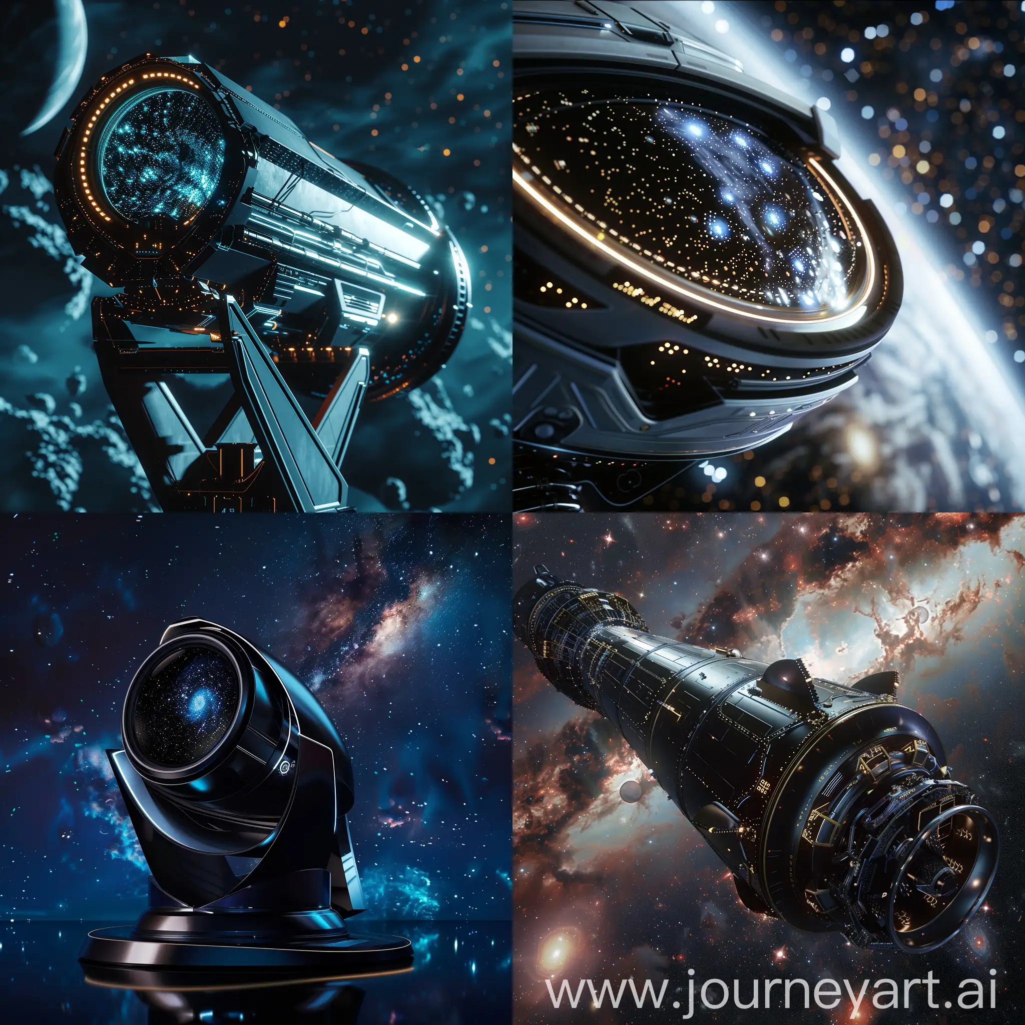 Futuristic-Space-Telescope-in-2100-with-Advanced-Technology-and-Galactic-Backdrop