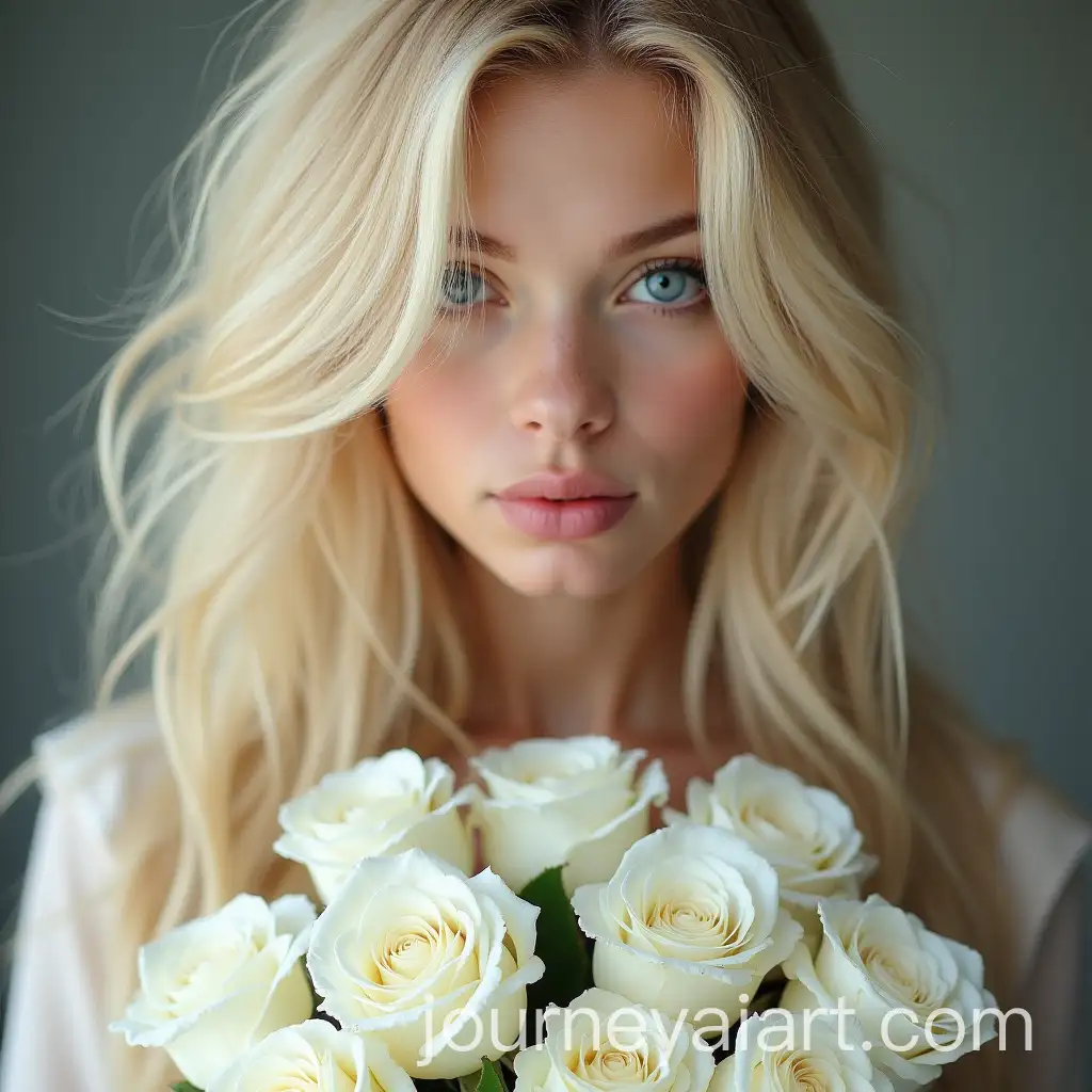 Beautiful-GirlAI-Art-Prompt-Expansion-with-RAF-Style-White-Roses-Blue-Eyes-and-Long-Blonde-Hair