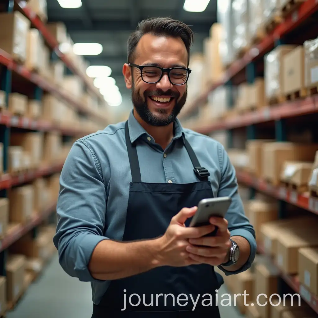 Middle-Eastern-Businessman-Using-Mobile-App-to-Manage-Pantry-Orders