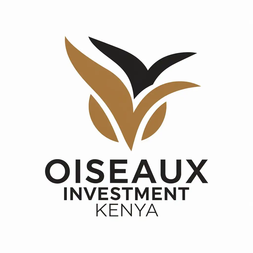 LOGO Design for OISEAUX INVESTMENT KENYA Birds Symbol with Modern Style for Travel Industry