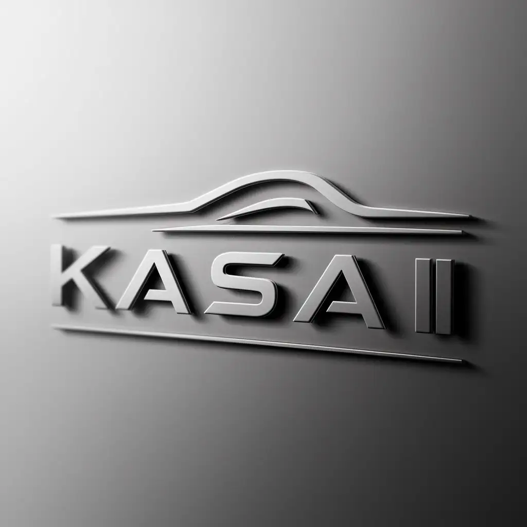 a logo design,with the text "Kasai", main symbol:autto,Moderate,clear background