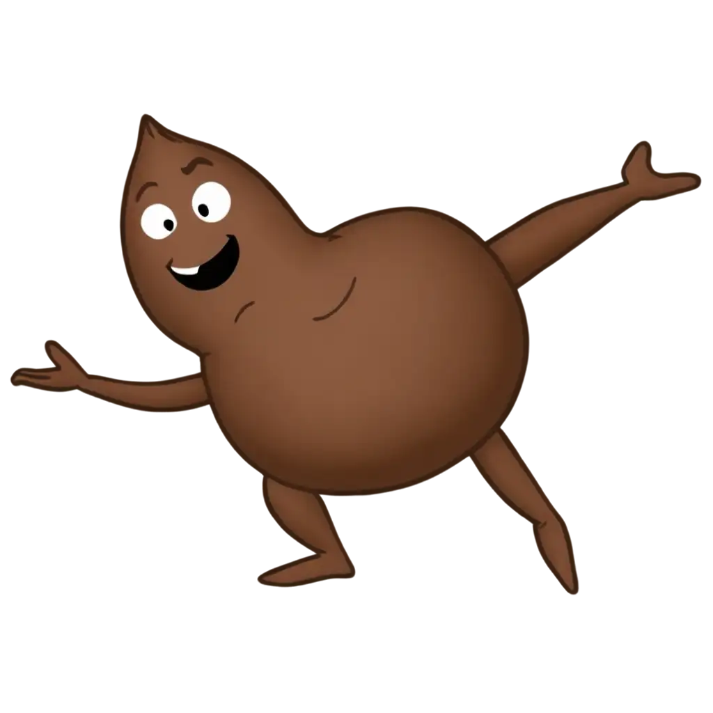 Dancing-Turd-PNG-Image-Humorous-and-Playful-Design-for-Fun-Projects