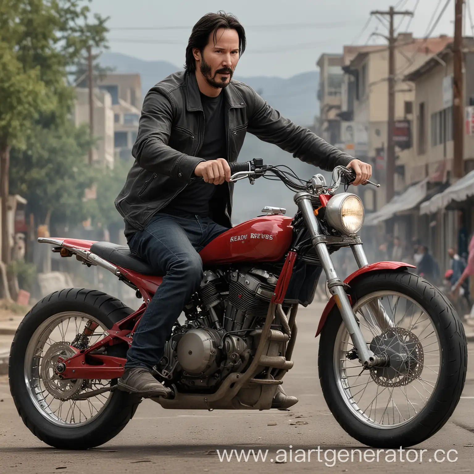 Realistic-Keanu-Reeves-Riding-a-Motorcycle-Portrait