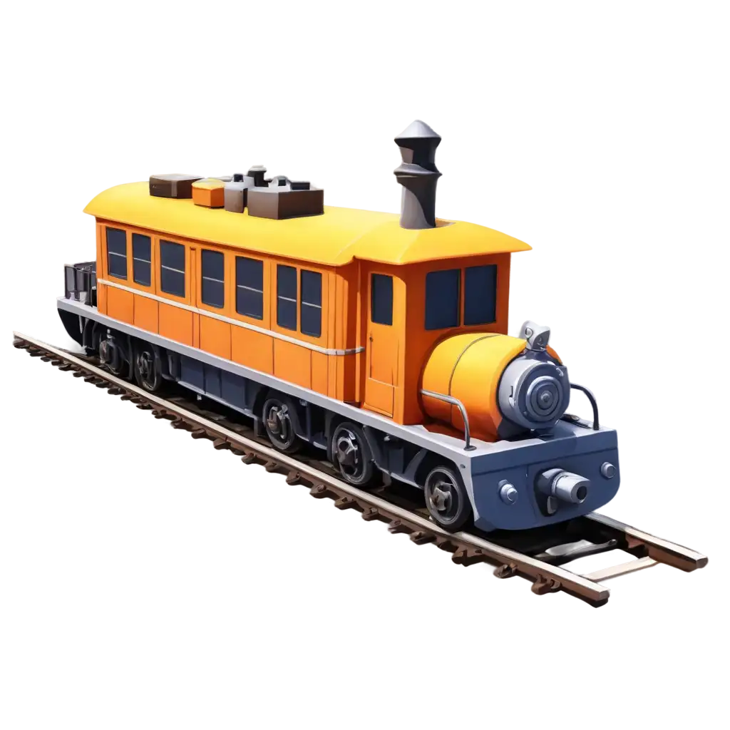 Stylish-Cartoon-Train-PNG-HighQuality-Images-for-Creative-Projects