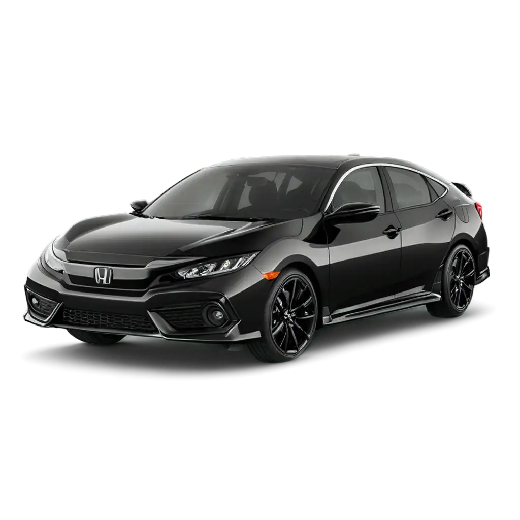 Black-Honda-Civic-PNG-Image-Sleek-Design-for-Automotive-Enthusiasts