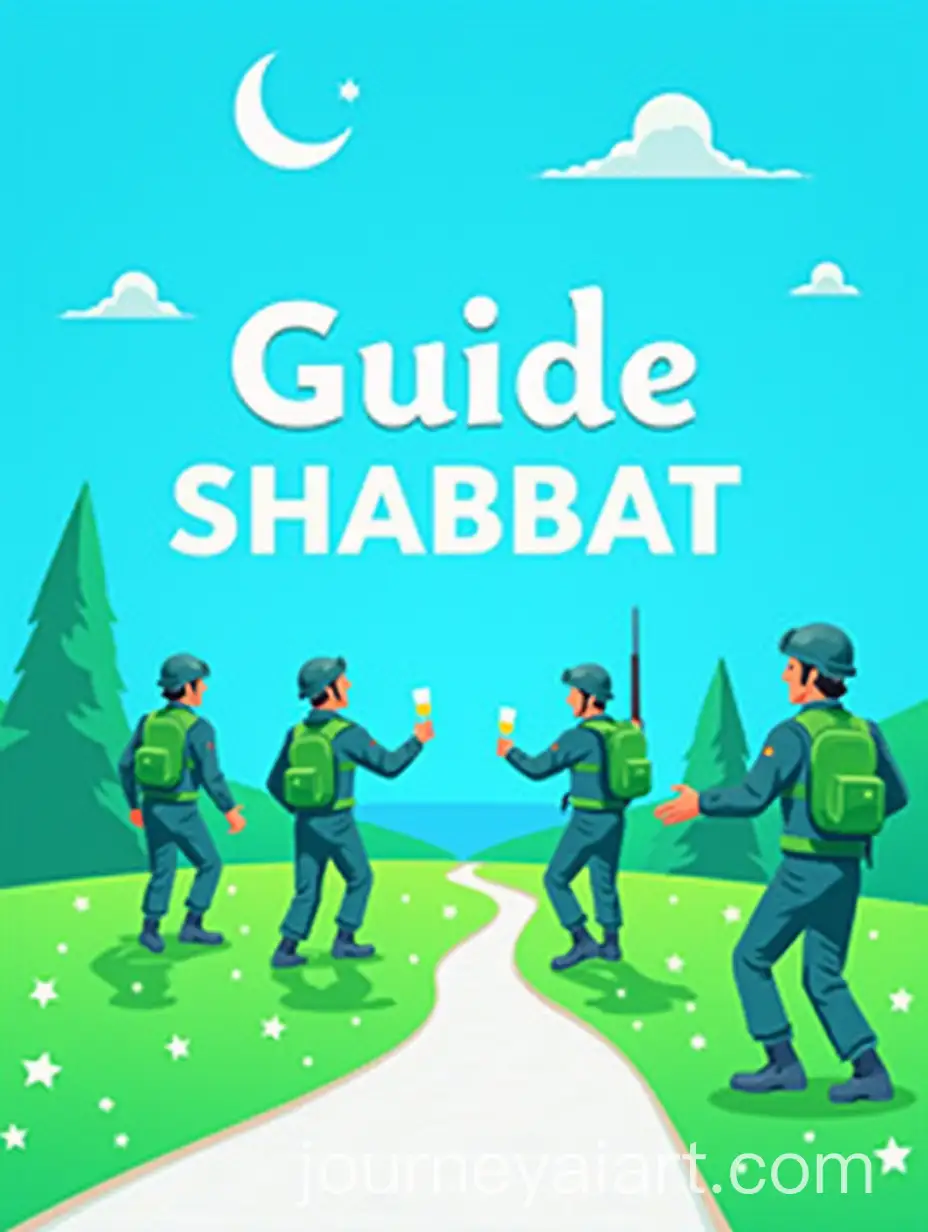 Vibrant-Flat-Design-Illustration-of-Shabbat-in-Israel