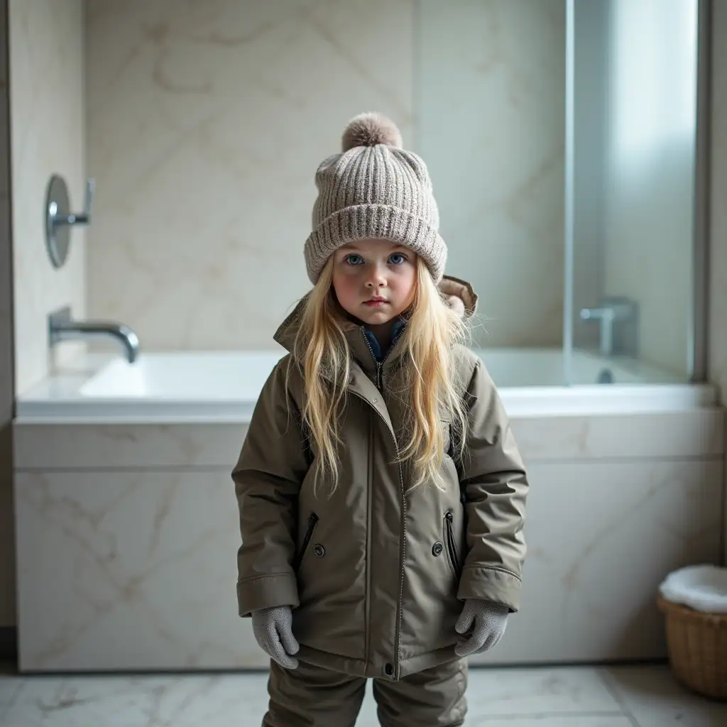 Anxious-6YearOld-Blonde-German-Girl-in-Winter-Outfit-in-Bathroom