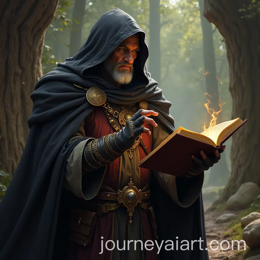 Drow-Bard-Enchanting-an-Audience-with-a-Fantasy-Tale