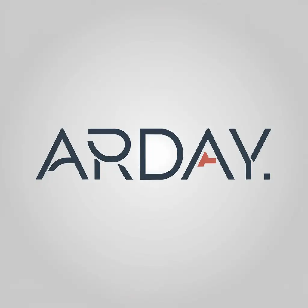 LOGO Design for Arday Modern Font with Innovative and Unique Style