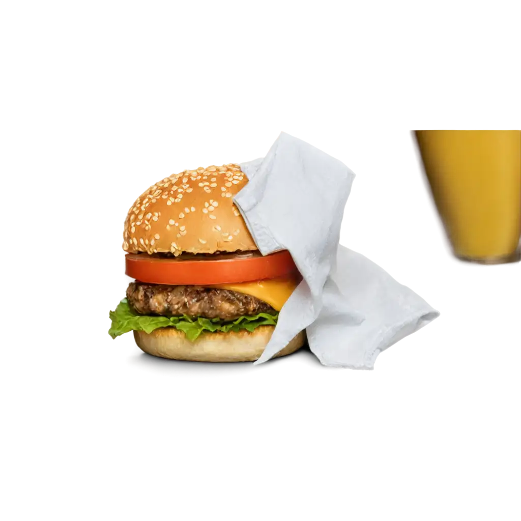 Burger-Covered-in-Cloth-PNG-Image-for-Versatile-Design-Applications