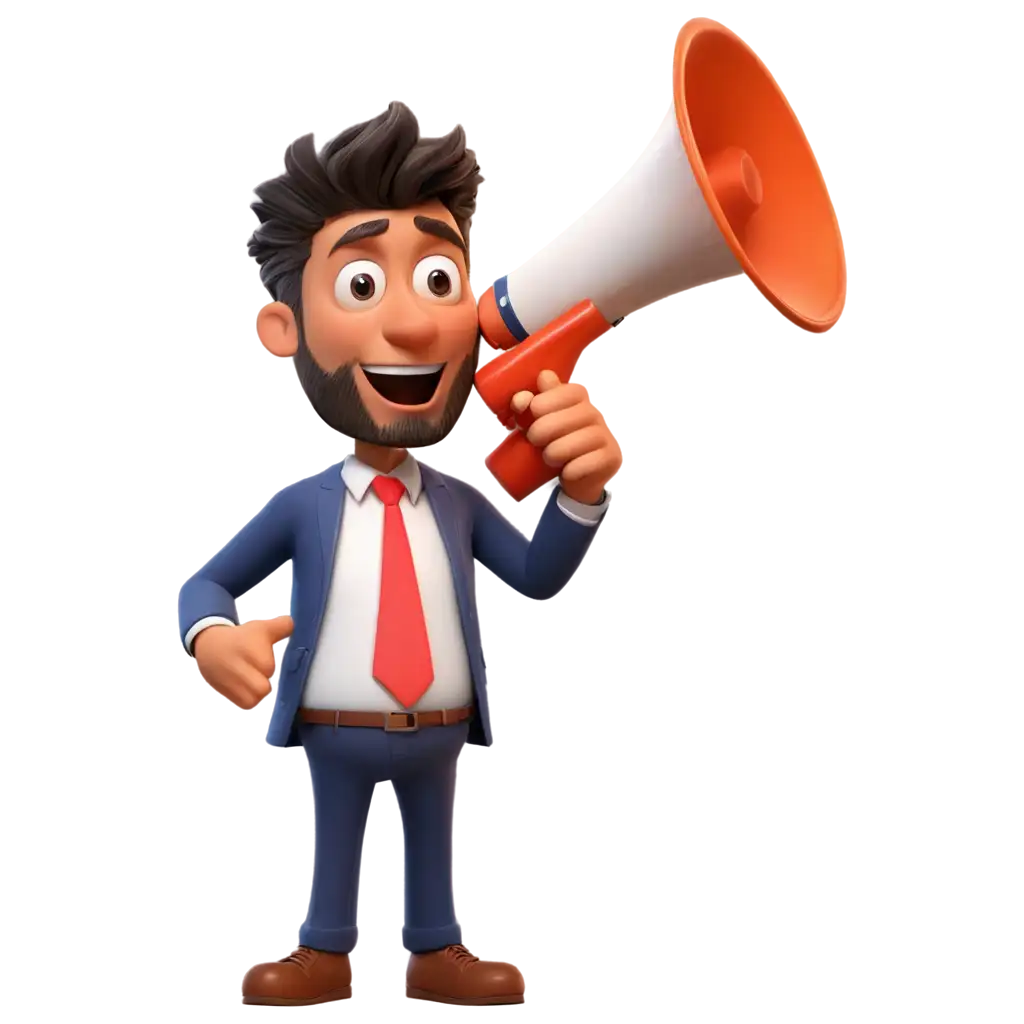 3D-Men-Megaphone-Announcement-PNG-Image-Enhancing-Visual-Clarity-and-Impact