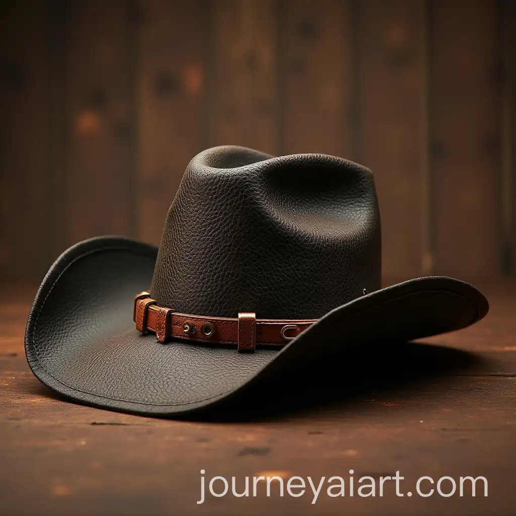 Rugged-Cowboy-Hat-with-Leather-and-Hardware-Accents