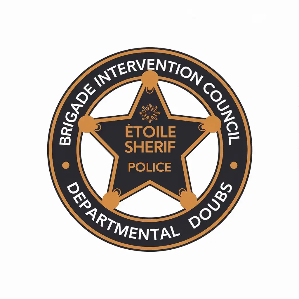 LOGO-Design-for-Brigade-Intervention-Council-Departmental-Doubs-Vector-Design-Featuring-Etoile-Sherif-Police-Symbol