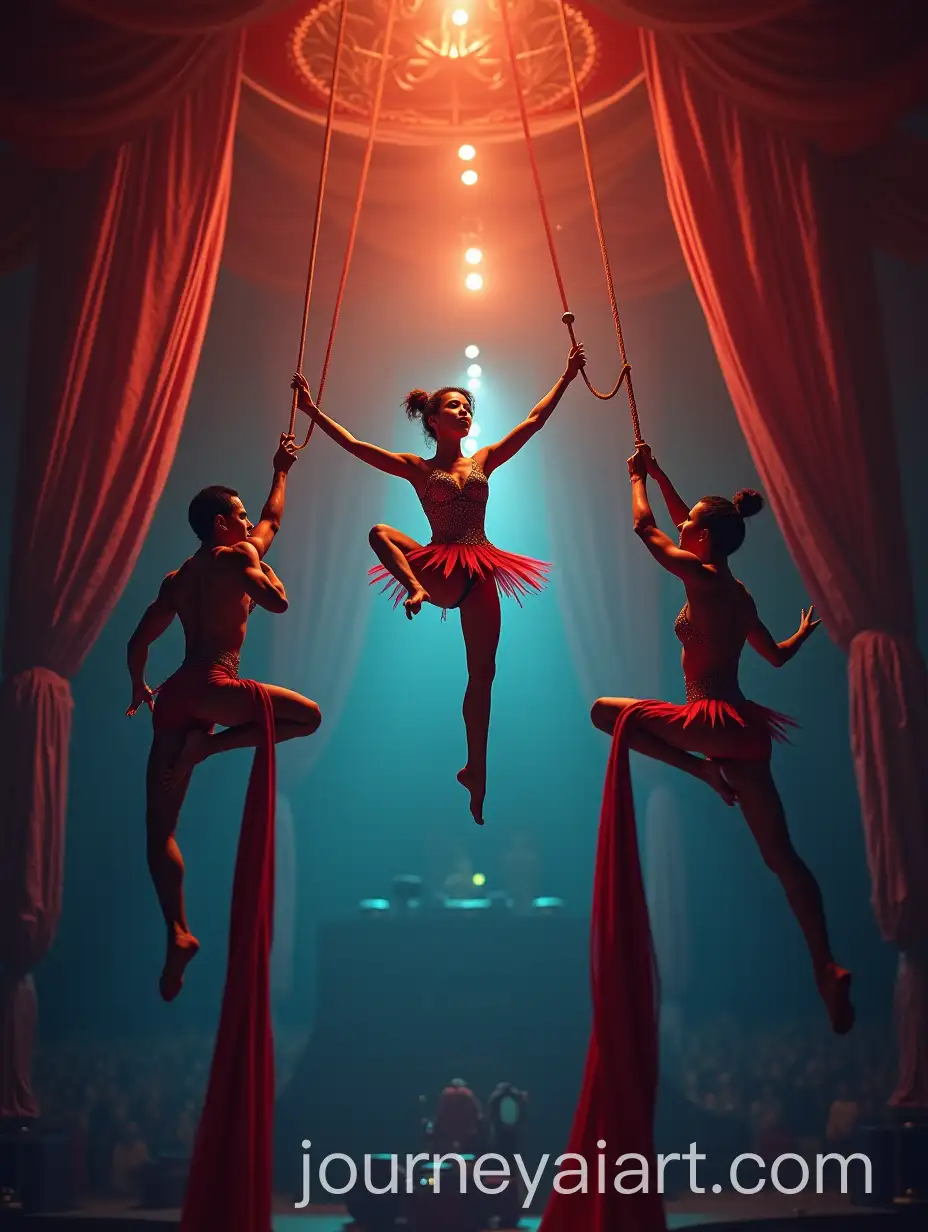 Circus-Theme-withAI-Image-Expansion-Trapeze-Artists-in-Action