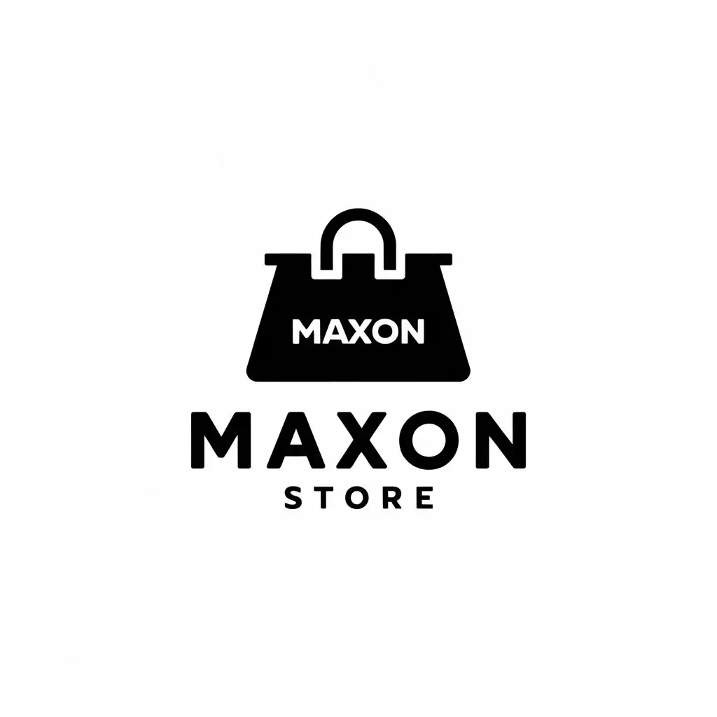 LOGO-Design-for-MAXON-STORE-Minimalistic-Vector-Logo-Featuring-Branded-Bags