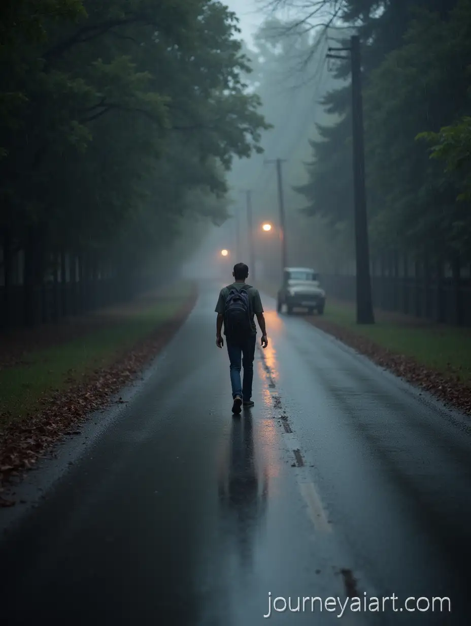 Man-Walking-Along-a-Rainy-RoadMan-walking-in-rain-in-a-Stormy-Setting