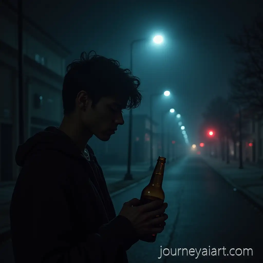 Young-Man-in-DarkDark-prince-in-despair-Prince-Aesthetic-on-Empty-City-Street-at-Night