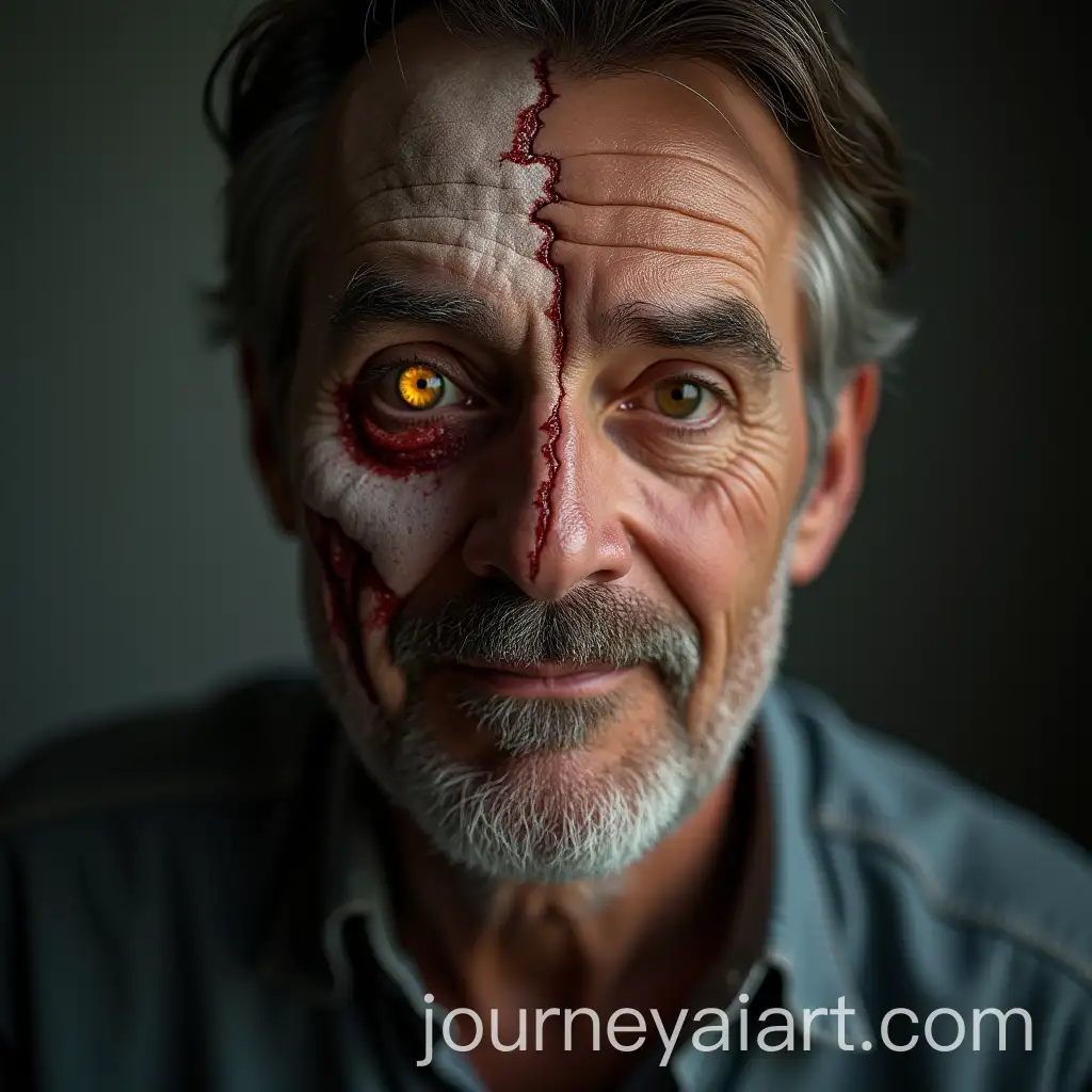 Dual-Nature-of-a-Married-Man-A-Striking-Contrast-of-Humanity-and-Monstrosity