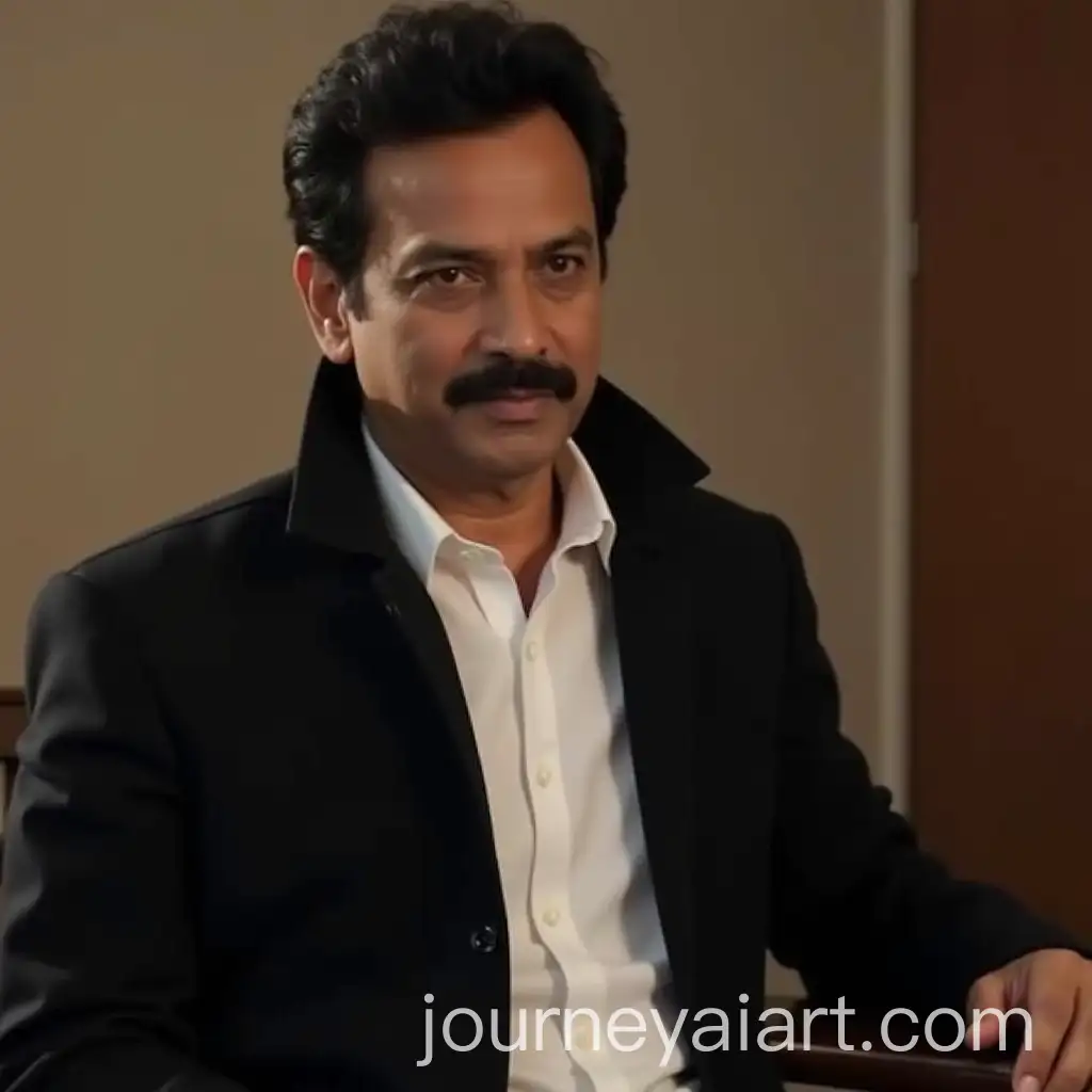 Tamil-Nadu-Chief-Minister-MK-Stalin-in-Dramatic-Black-Coat-and-White-Shirt