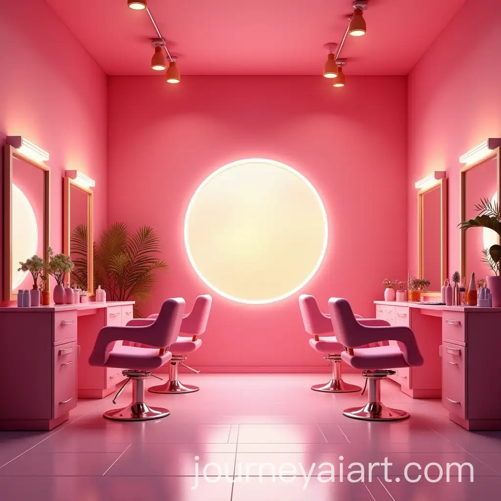 Modern-Beauty-Salon-with-Pink-Earthy-Tones-and-Neon-Lighting