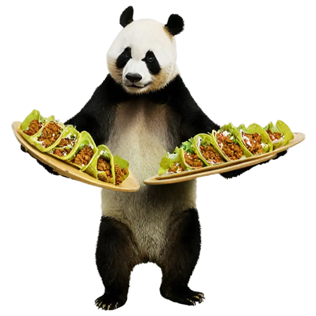 Tacos-and-Pandas-PNG-Image-HighQuality-Illustration-for-Versatile-Use