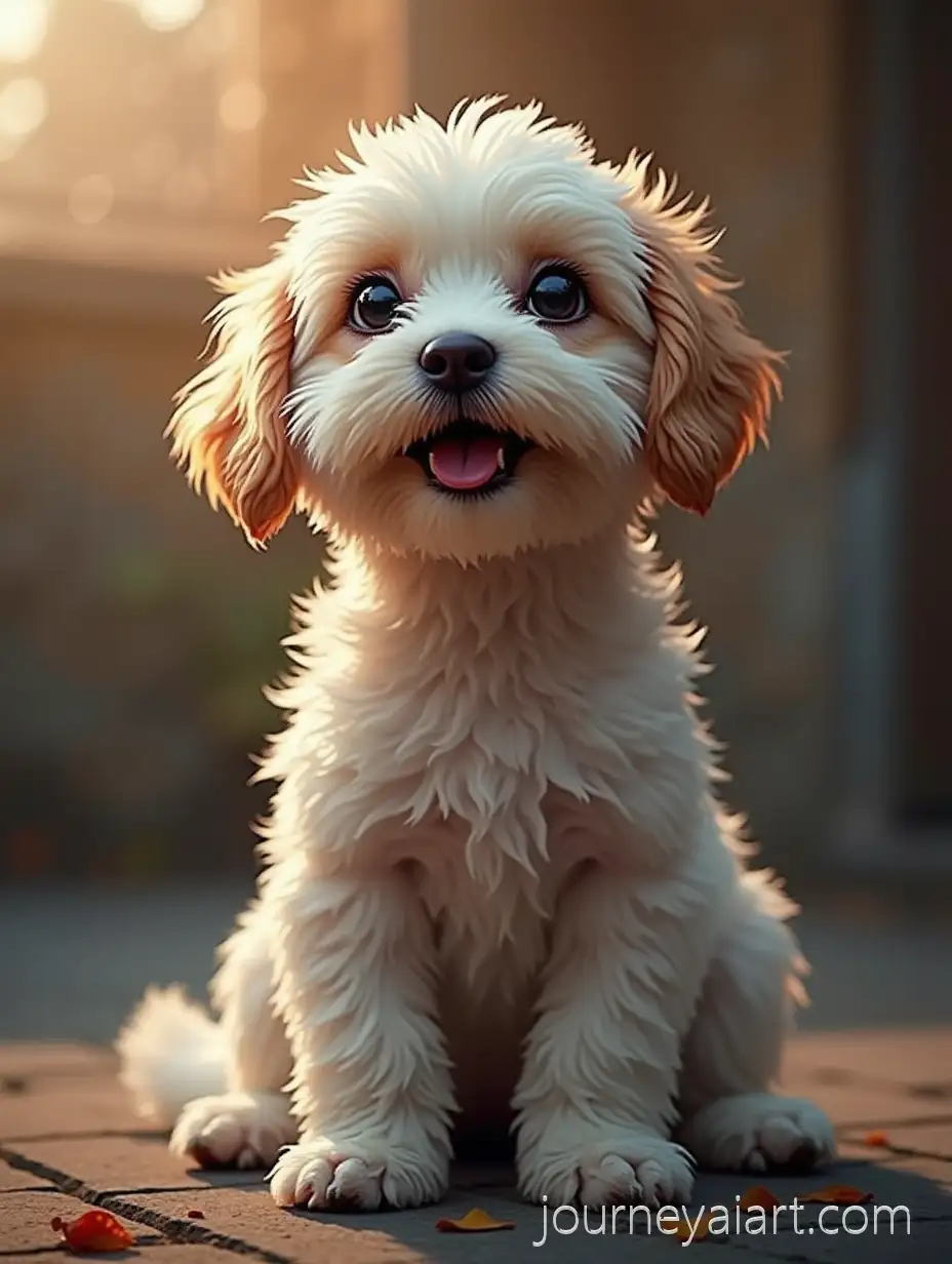 Cute-Dog-Portrait-with-Playful-Expression-in-Natural-Setting