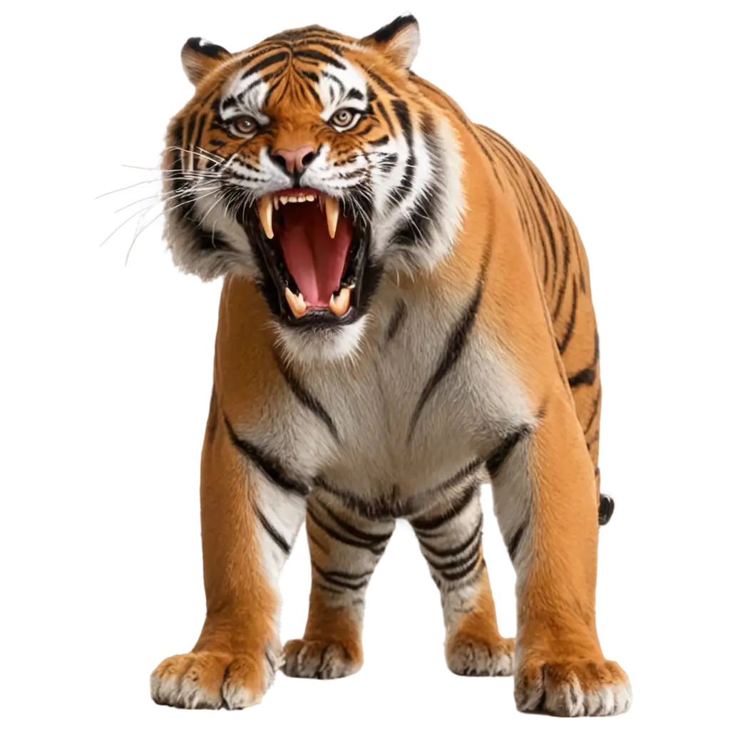 CREATE IMAGE OF ROARING TIGER