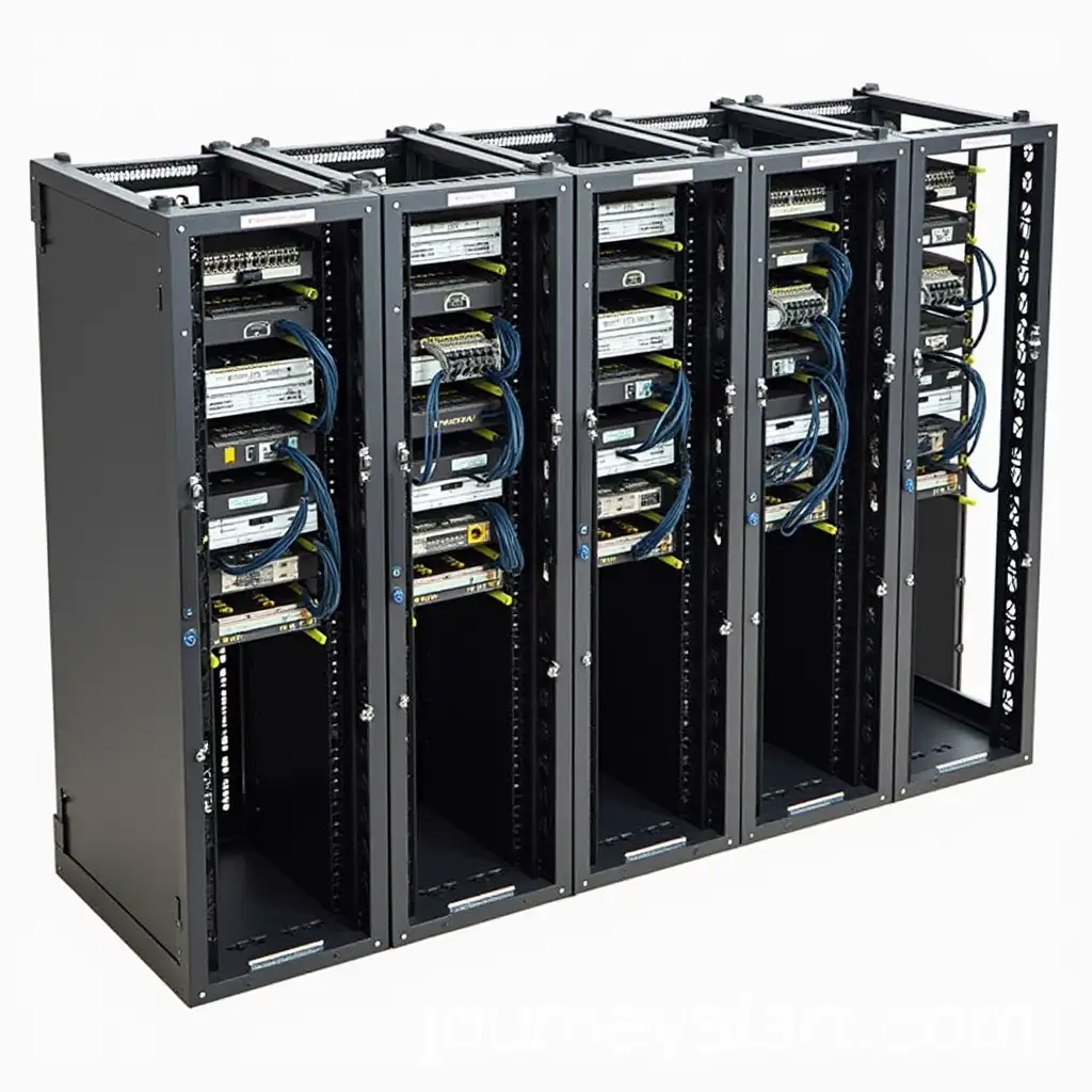 42U-Rack-with-Power-Distribution-Cable-Management-and-Networking-Equipment