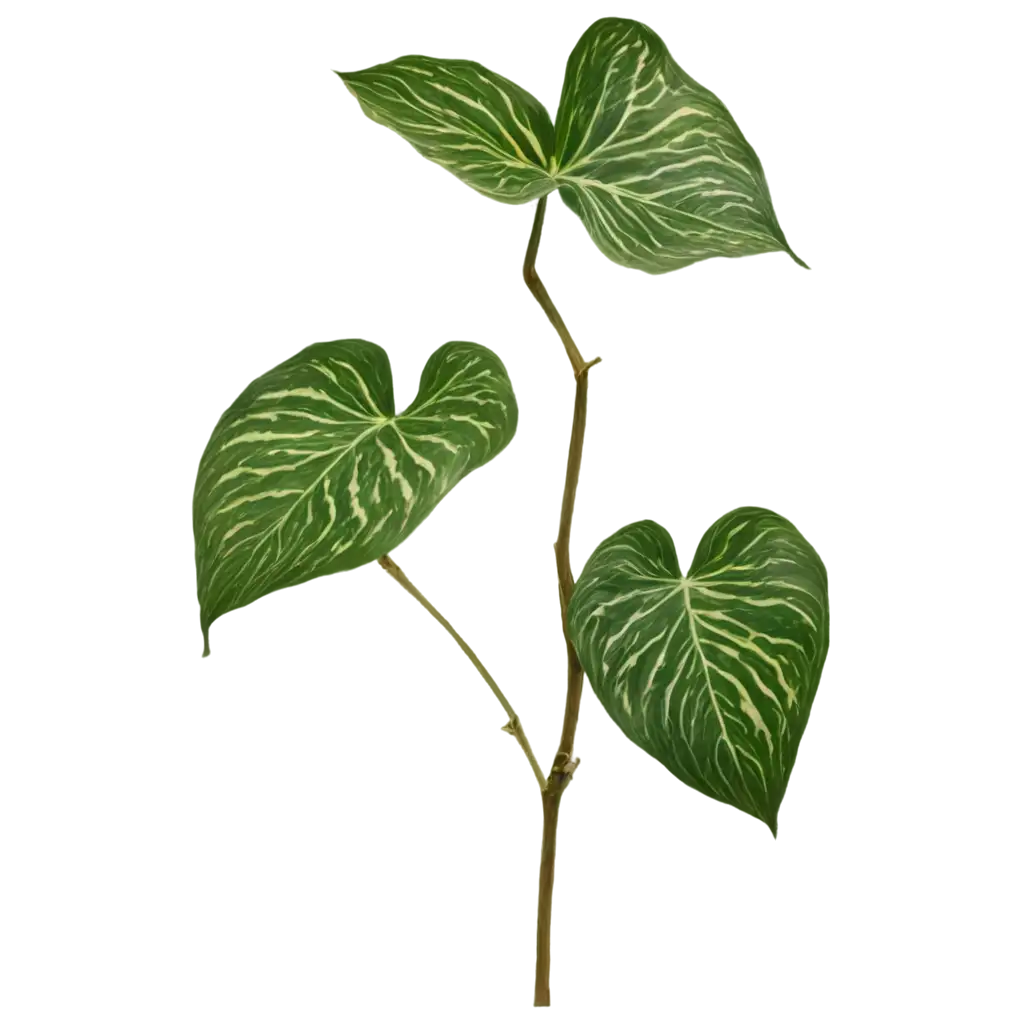 Pothos-Epipremnum-Aureum-Flower-PNG-Isolated-on-Transparent-Background