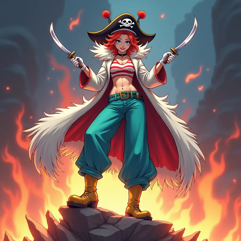 Female-Pirate-Clown-Inspired-by-Buggy-fromPirate-Clown-with-Knives-One-Piece-in-Cinematic-Anime-Style