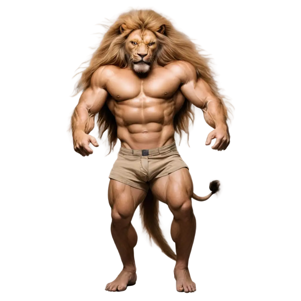 Fierce-Hybrid-Lion-Bodybuilder-PNG-Image-Unleashing-Strength-and-Power