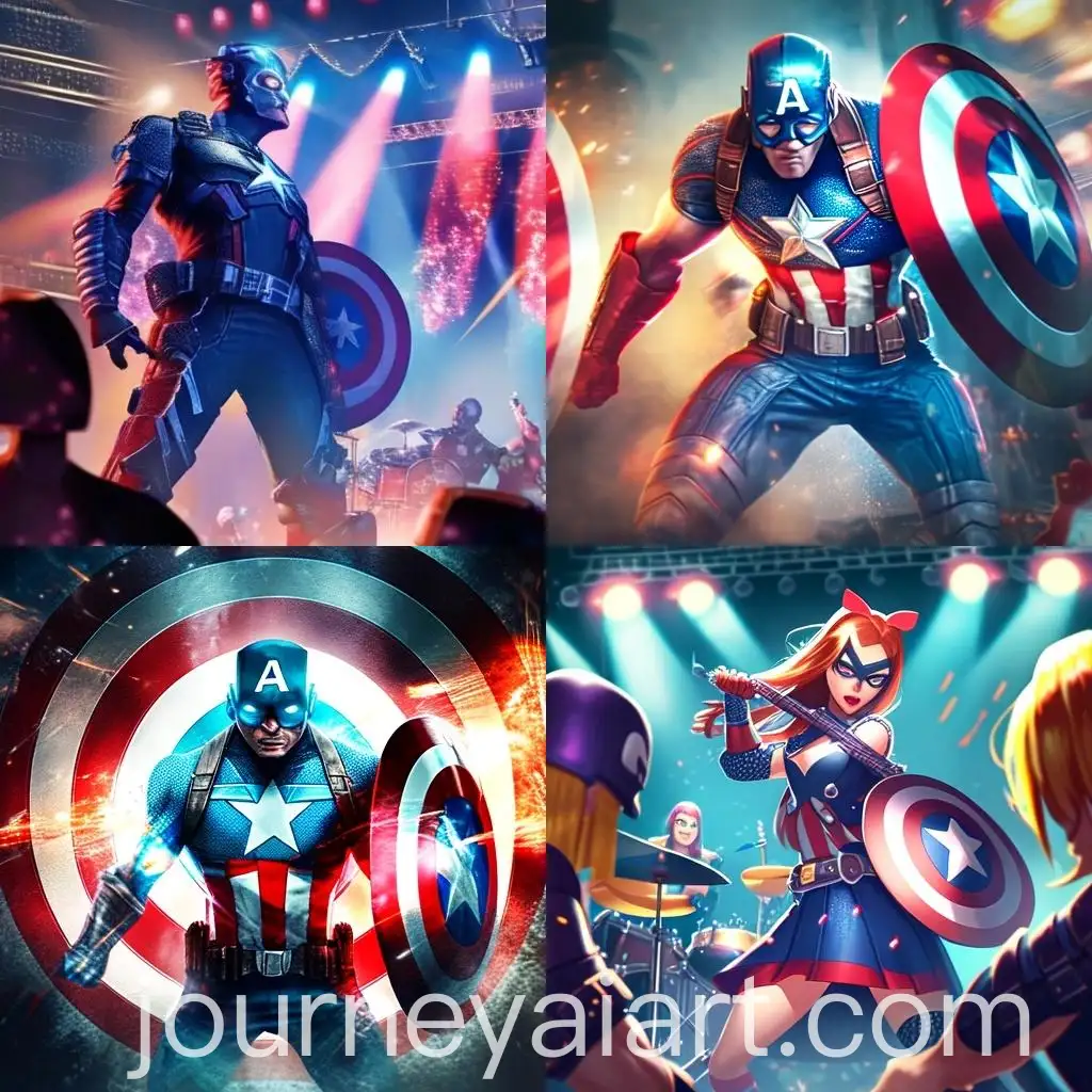 Captain-America-at-Heavy-Metal-Concert