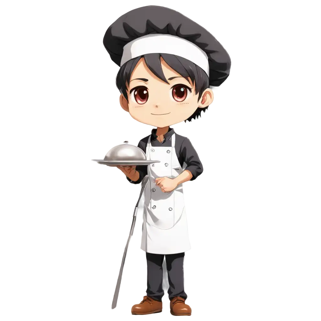 Anime-Boy-Chef-PNG-A-Captivating-Visual-Asset-for-Your-Creative-Projects