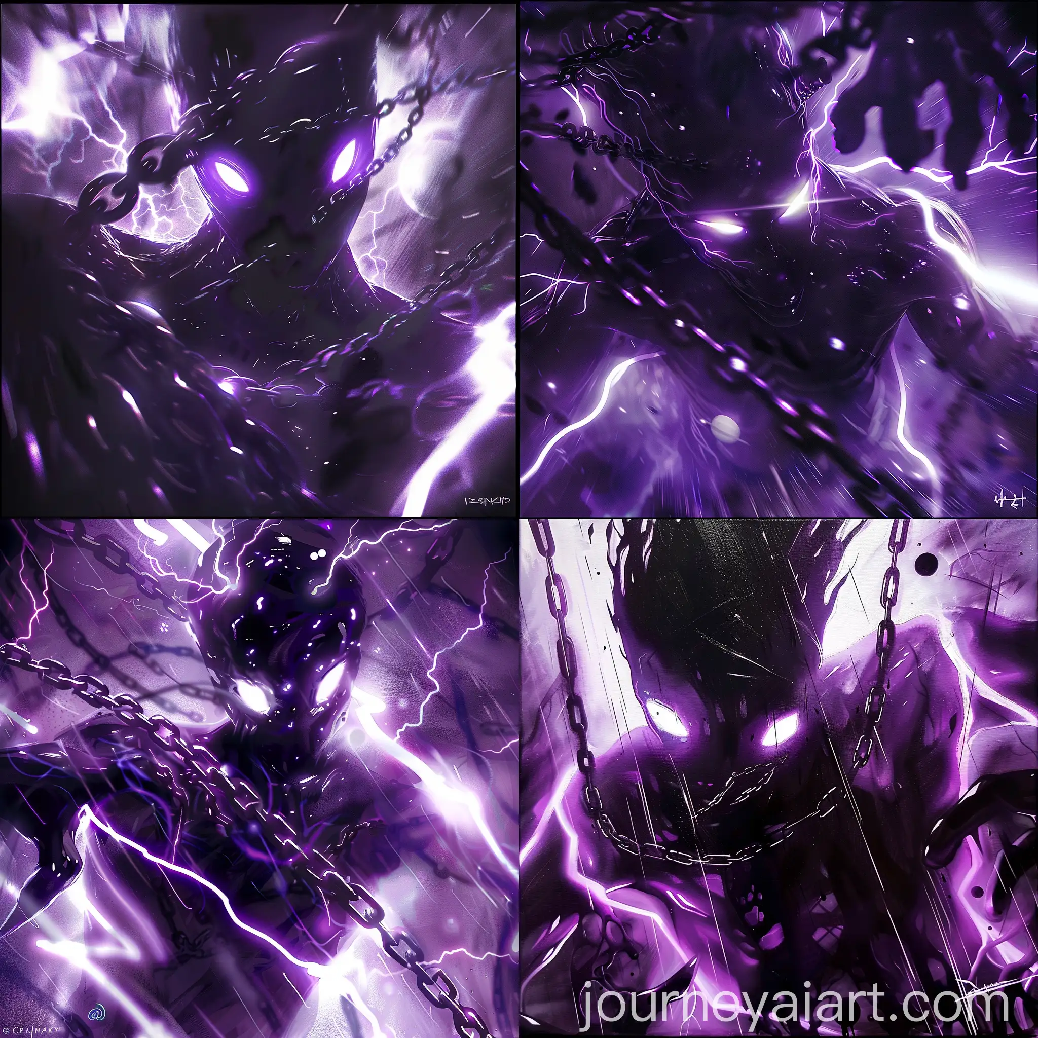 Elegant-Dark-Figure-with-Cosmic-Planets-and-Chains-in-Dynamic-Pose