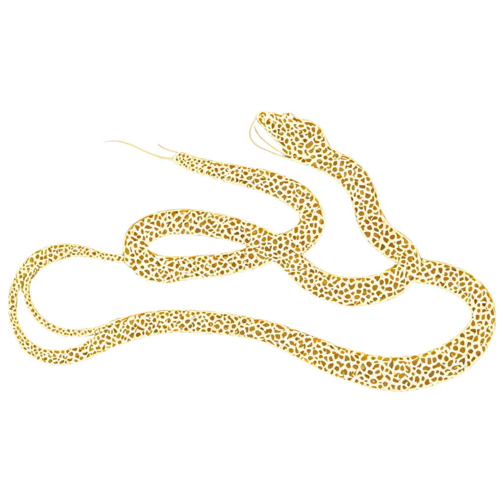 Golden-Snake-Happy-Line-Art-PNG-Enhance-Your-Designs-with-Joyful-Serpentine-Elegance