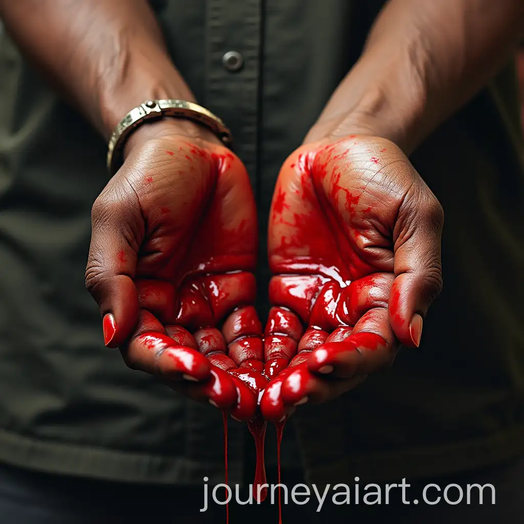 SymbolAI-Image-Prompt-Expansion-of-Solidarity-in-a-Broken-Nation-with-Blood-Oozing-from-Hands