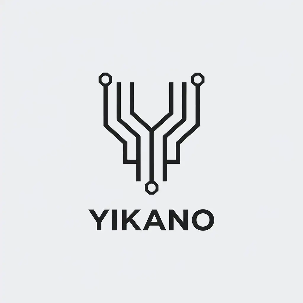 LOGO-Design-For-Yikano-Minimalistic-Tech-Lines-Logo-Design