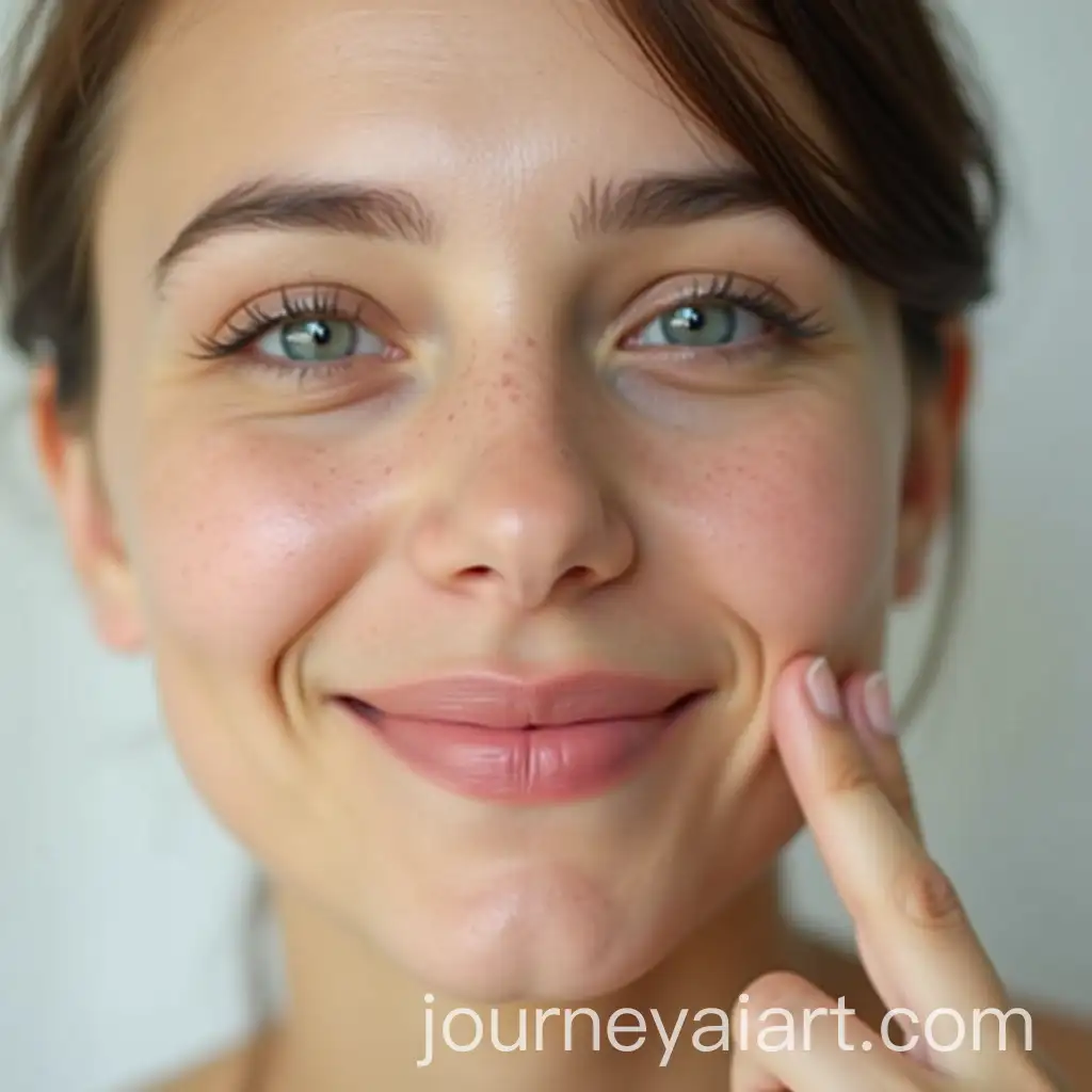 Beautiful-Girl-Applying-Vikar-Acne-Cream-to-Remove-Pimple