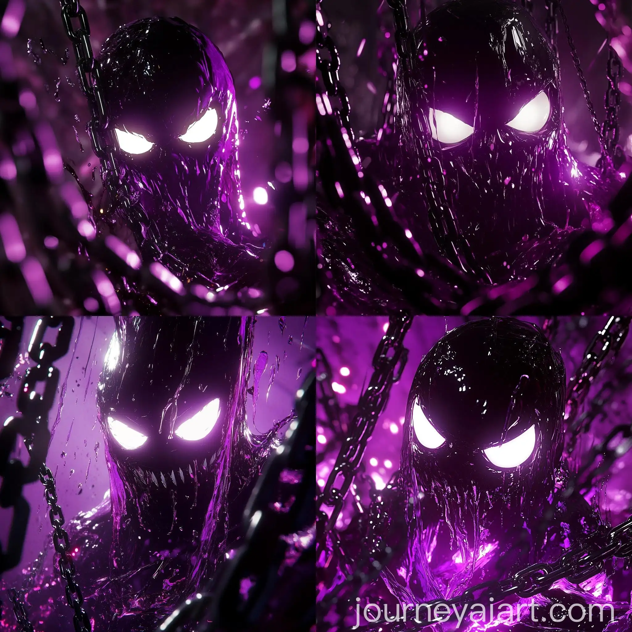 Ethereal-Purple-Pink-Glass-Sculpture-with-Glowing-Eyes