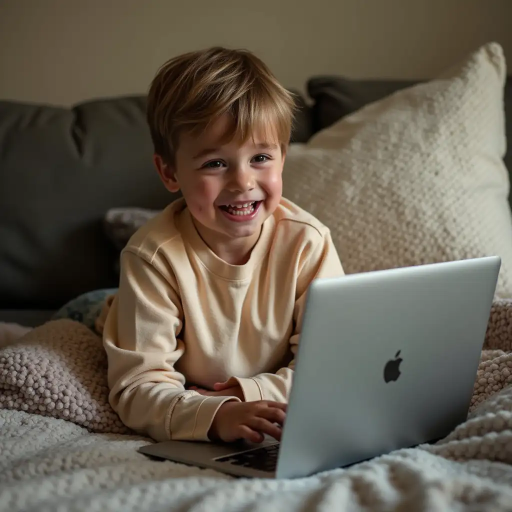 Make it a boy with laptop