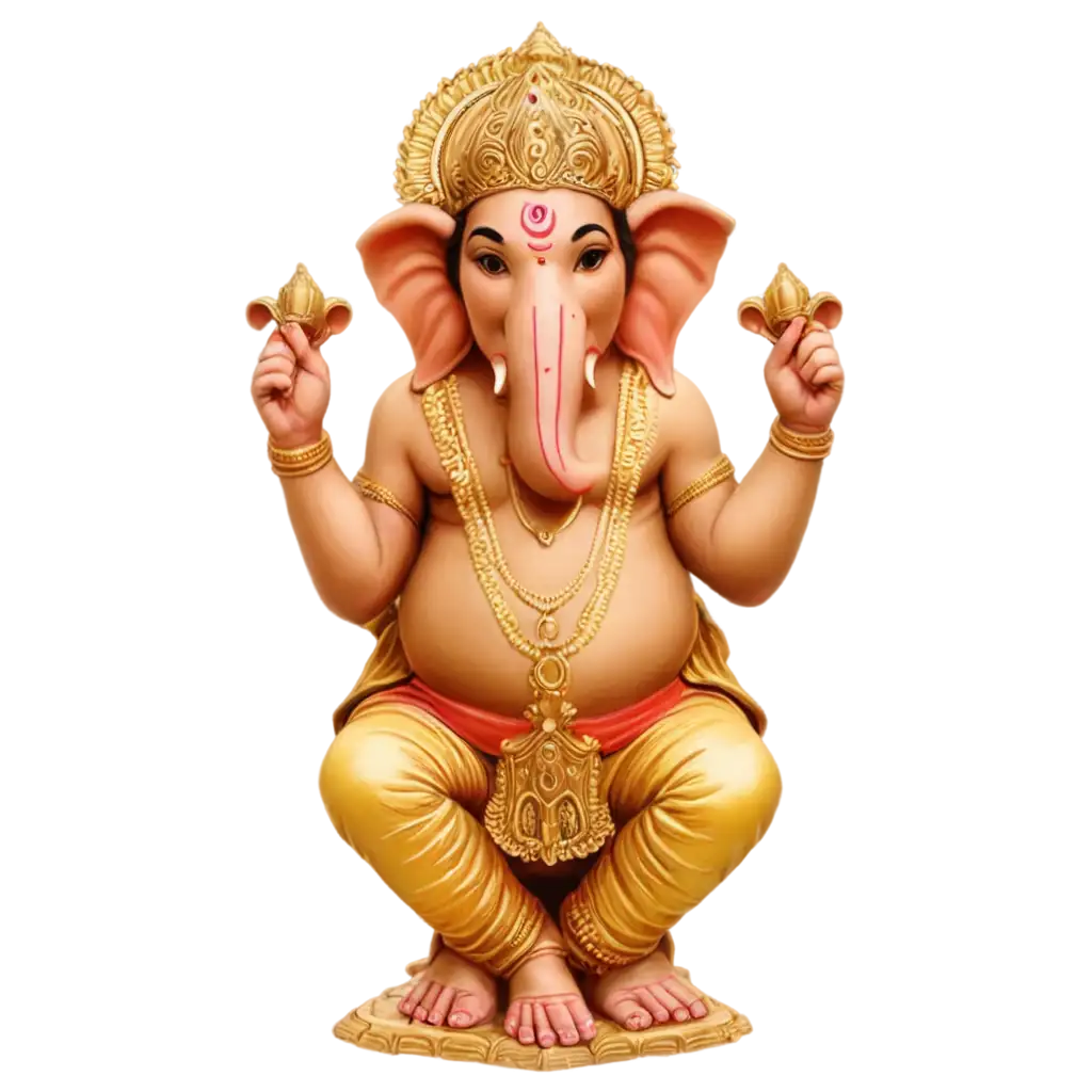 PNG-Image-of-Ganpati-Bappa-Capturing-the-Essence-of-the-Indian-God