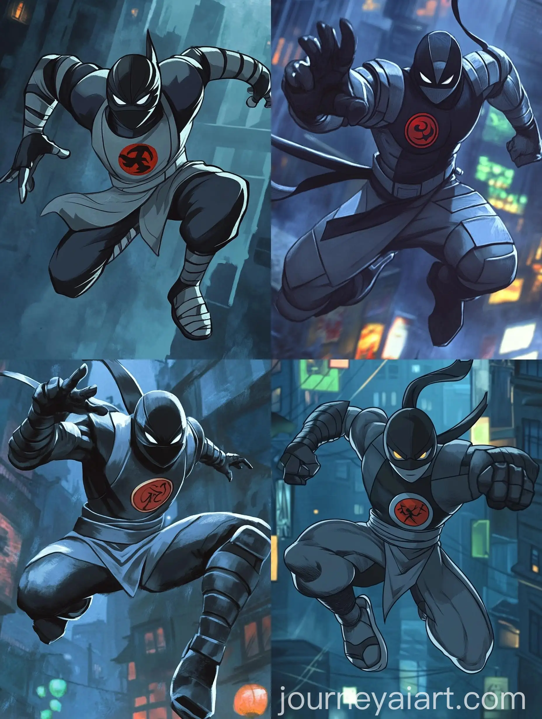 Ninja-Warrior-in-Urban-Night-Battle-Scene