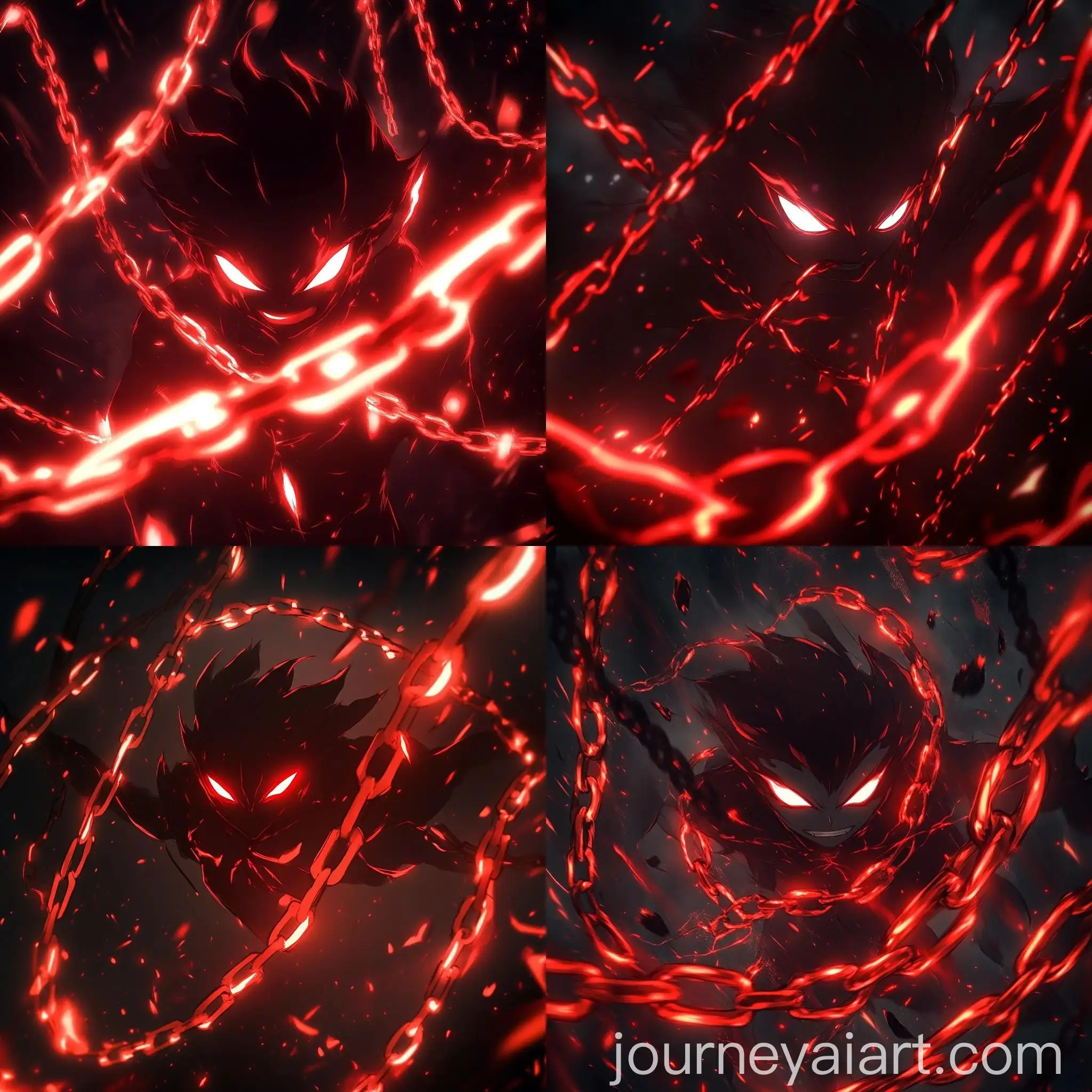 Intense-Anime-Character-in-Dark-Red-Glow-Flames-and-Chains